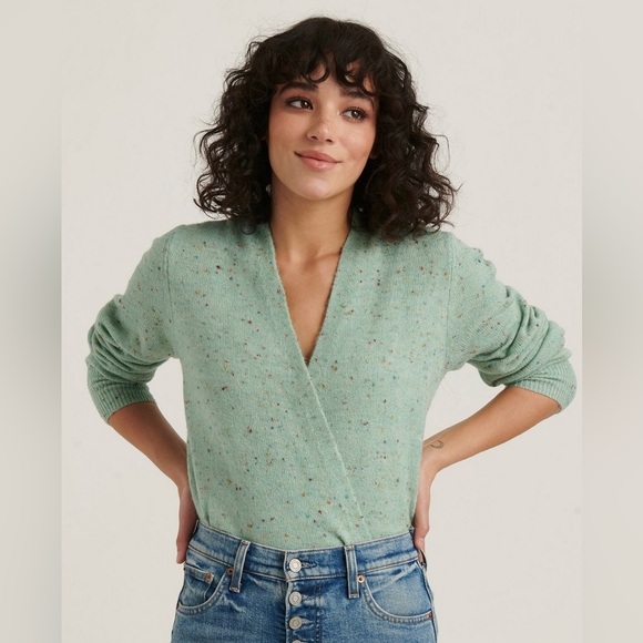 Lucky Brand Sweaters - Lucky Brand Mint Wrap Sweater